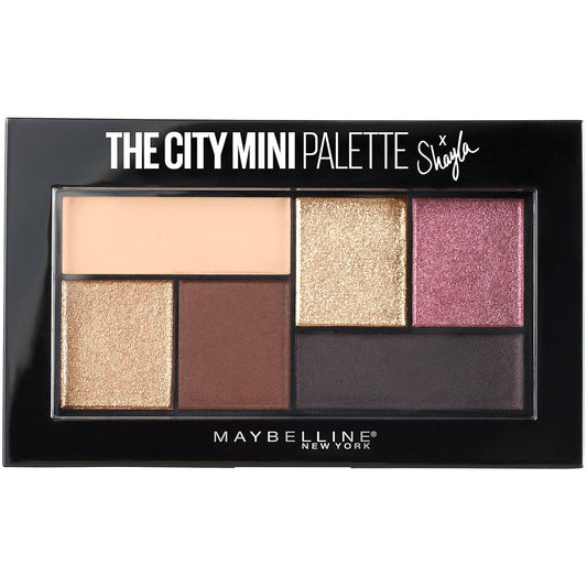 Maybelline New York Makeup The City Mini Eyeshadow Palette X Shayla, Shayla Eyeshadow Palette, 0.14 oz,1 Count (Pack of 1),SG_B073P5JYCD_US