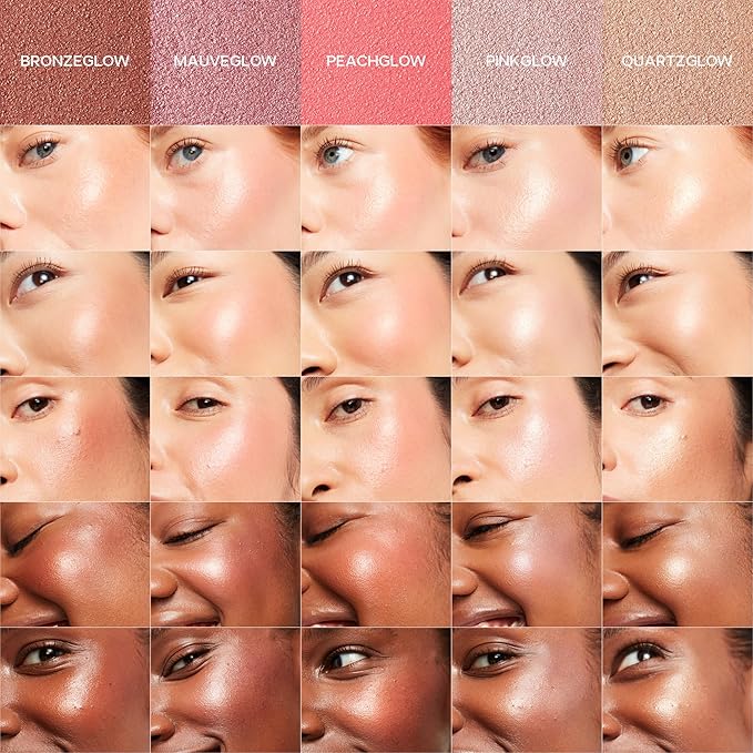 Saie Glow Sculpt Multi-Use Highlighter + Cream Blush Refill - Lightweight with Hyaluronic Acid + Micropearl for Radiant, Glowing Skin - Mauveglow (.02 oz)