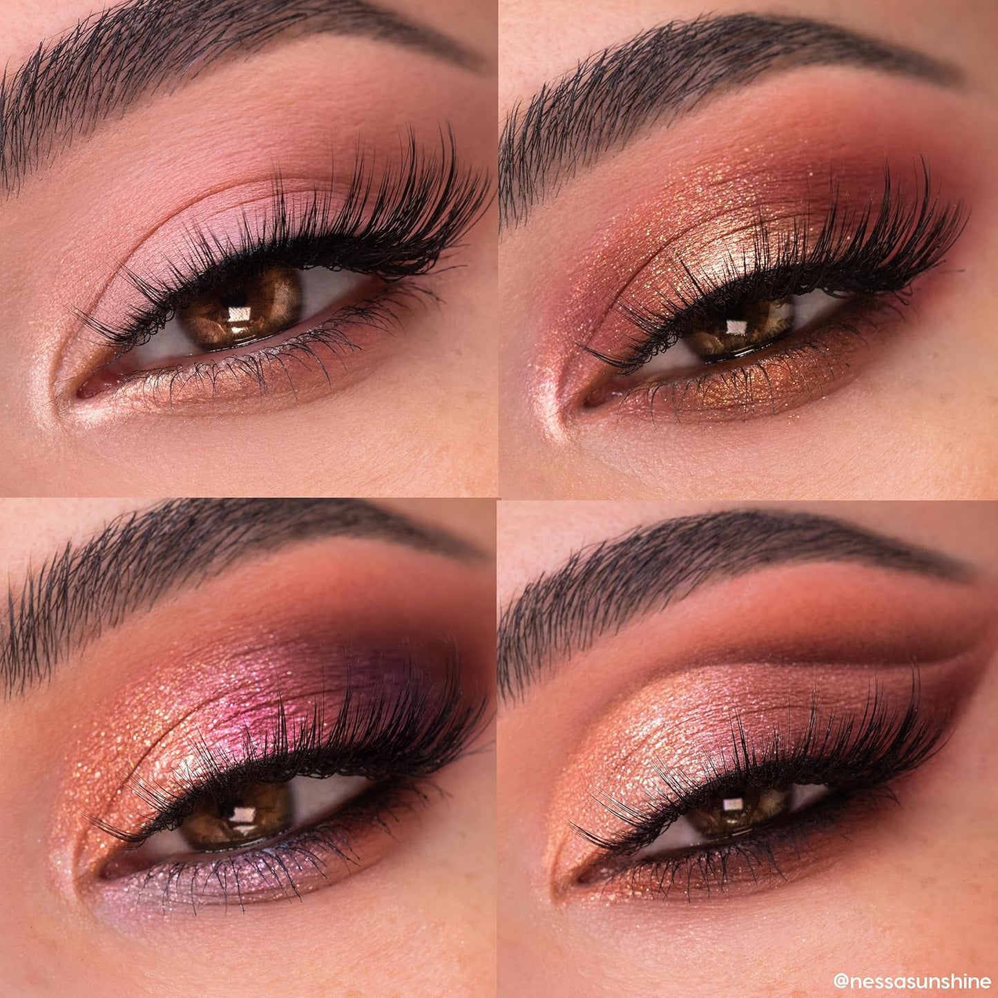 ColourPop By The Rosé Eyeshadow Palette - Pink & Red Neutral Palette with Metallic and Cream Matte Finishes - High-Pigment Eye Makeup with a Long-Wearing Formula (0.3 oz)