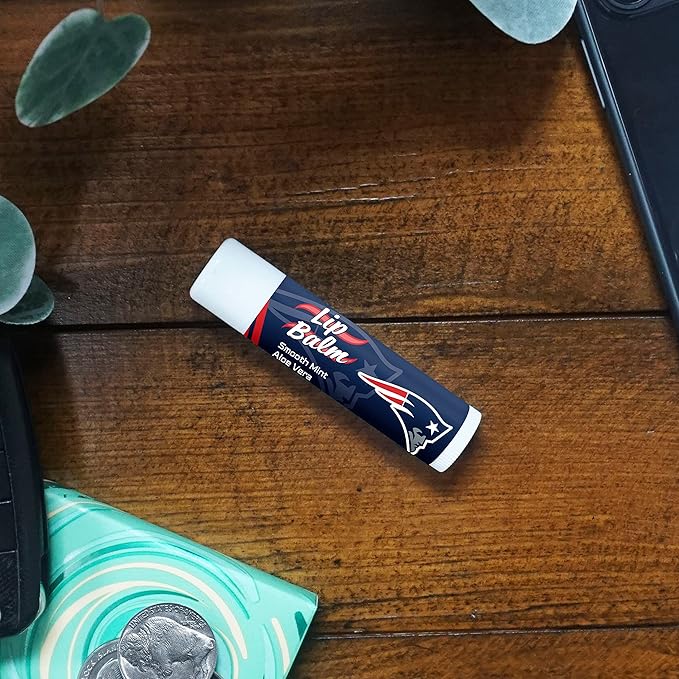 FANMATS 34708 New England Patriots Smooth Mint SPF 15 Lip Balm