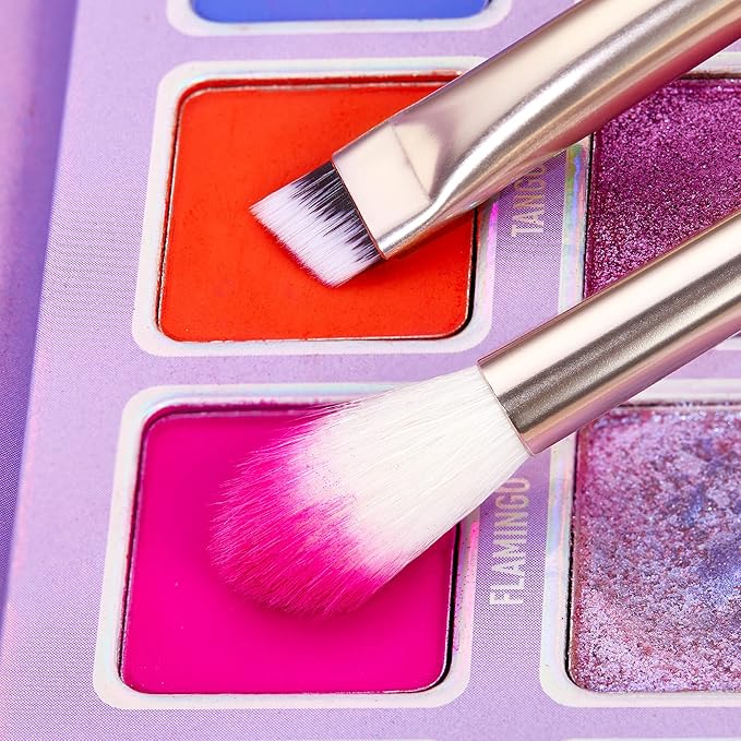 Jessup Eyeshadow Brushes 15pcs, Natural Eye Brush Set for Eyeshadow Blending Concealer Eyebrow Eyeliner, Blushing Bride T294