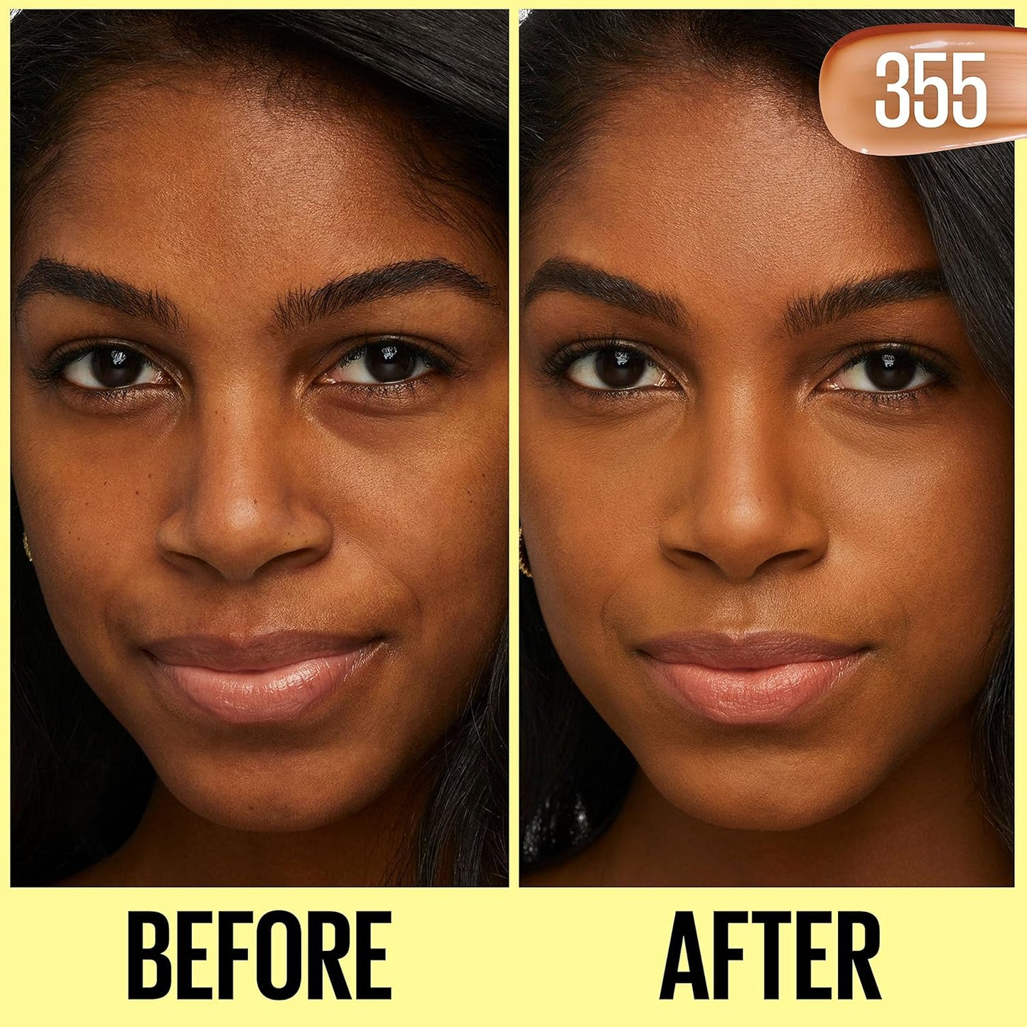 Maybelline Fit Me Tinted Moisturizer, Natural Coverage, Face Makeup, 355, 1 Count