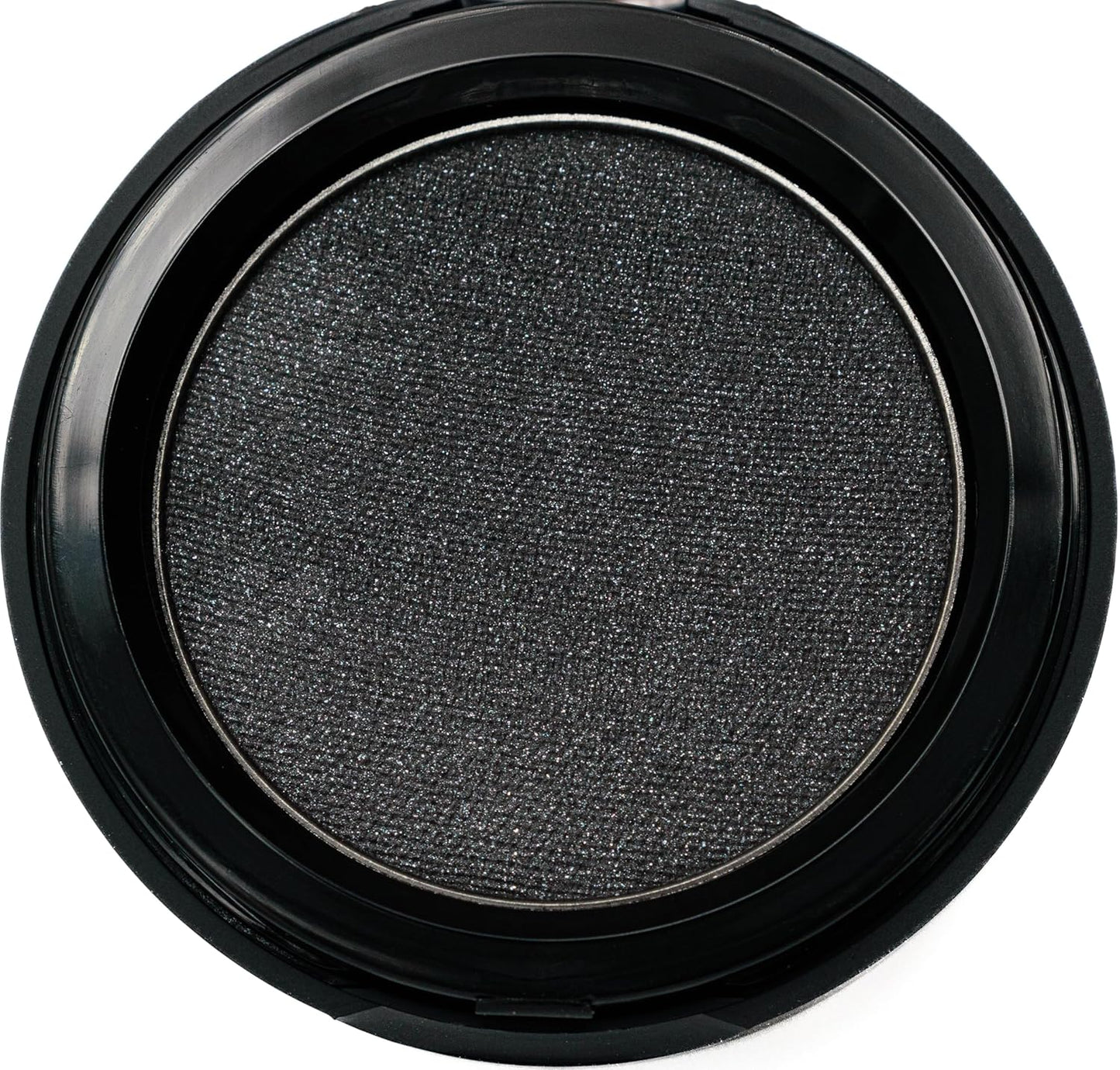 Marcasite Shimmering Glitter Black Onyx Chrome Dark Grey Pressed Powder Single Vegan Eyeshadow; Talc, Paraben & Cruelty Free