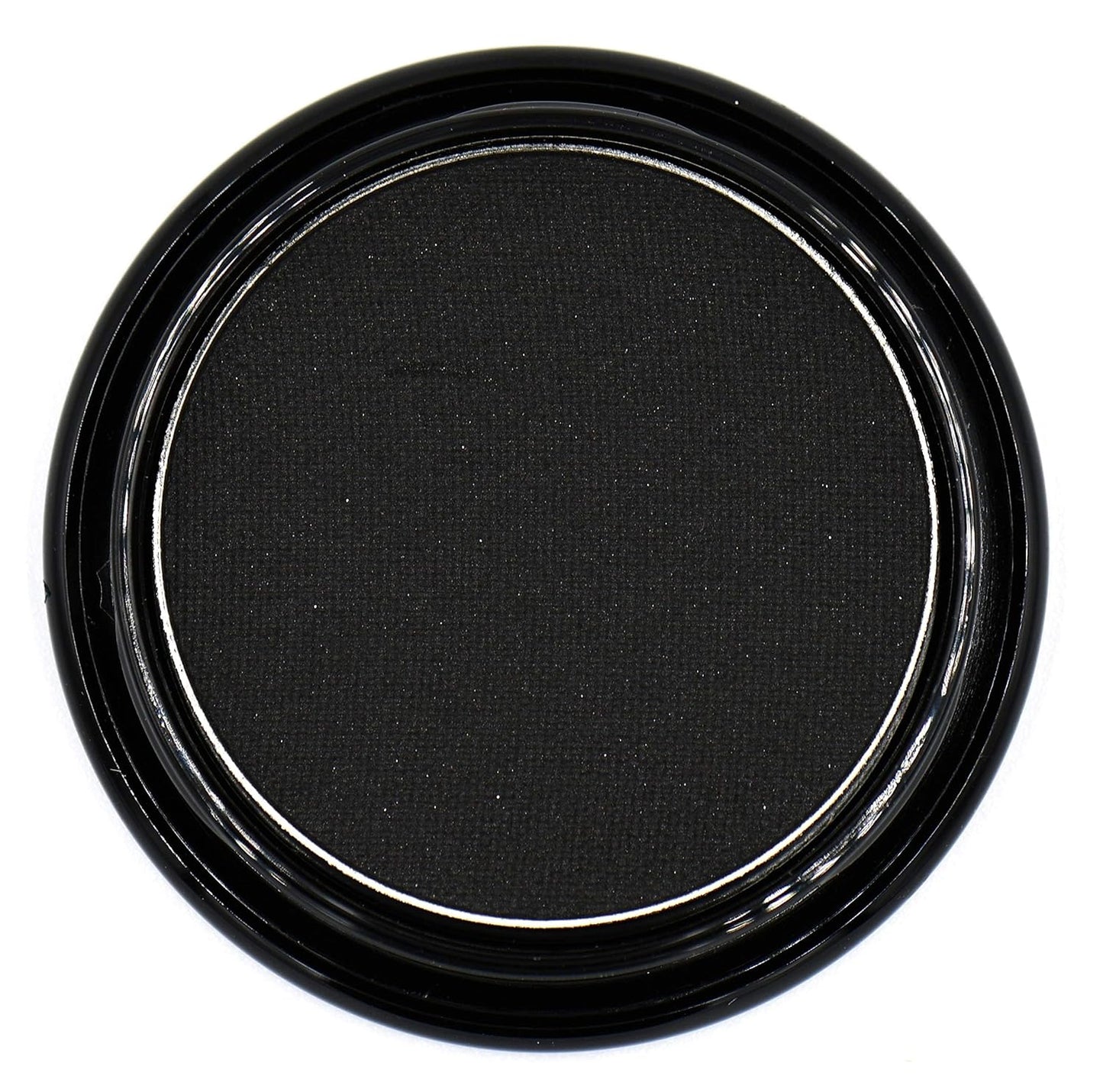 True Black Night Smokey 100 Pure Jet Black Eye Shimmer Pressed Powder Single Eyeshadow; Talc, Paraben & Cruelty Free